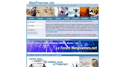 Desktop Screenshot of mespoemes.net